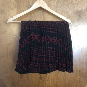 Lularoe Jill skirt M EUC with pleats. Black